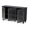Baxton Studio Fernanda Dark Gray 3-Door Wooden Entryway Shoe Storage Wide Cabinet 152-9166 - alternate 5